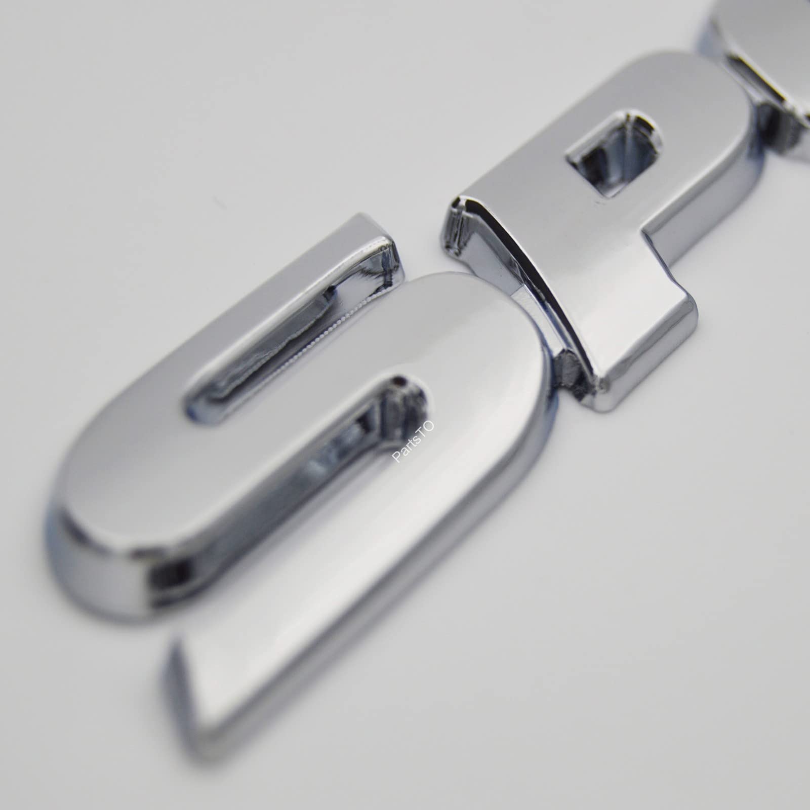 2X Chrome Sport Metal Decal Emblem Badge With Adhesive For Vehicle Universal Fit