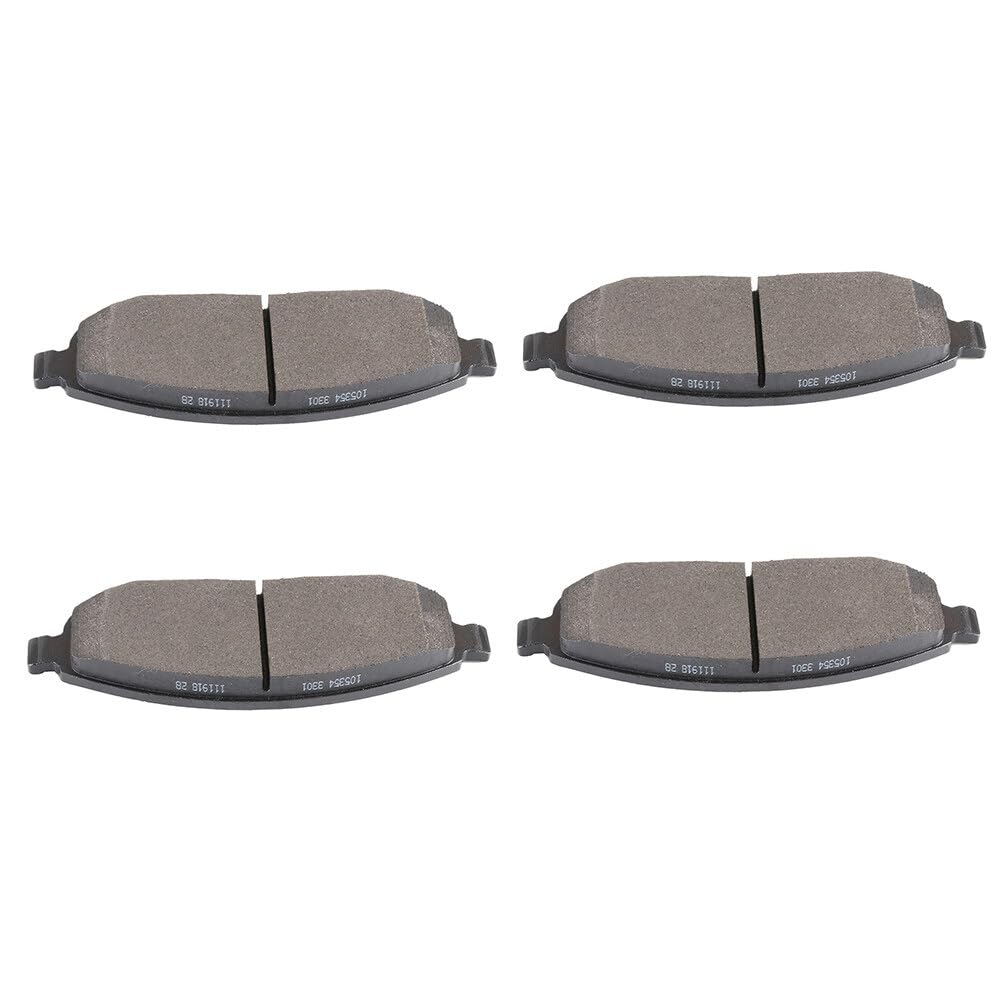 Cciyu D1181 Front Semi-Metallic Disc Brake Pads Kit For Jeep Commander 2006-2010,For Jeep Grand Cherokee 2005-2010 4Pcs
