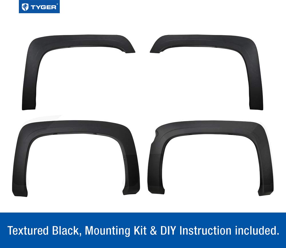 Tyger Auto TG-FF6C4298 for 2007-2013 Chevy Silverado 1500 5.8' Short Bed (NOT for Sierra) | Excl. 2007 Classic models | Paintabl