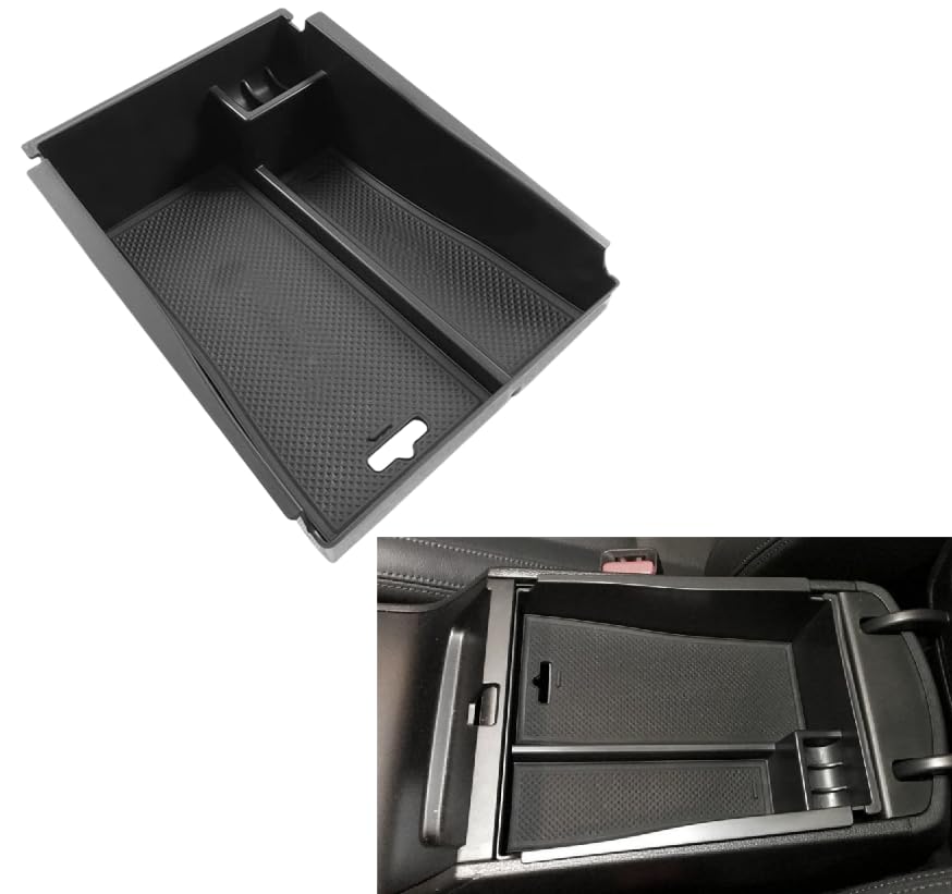 Vesul Center Console Armrest Storage Box Compatible With Hyundai Tucson 2016-2021 Abs Tray Insert Organizer Glove Pallet Phone H