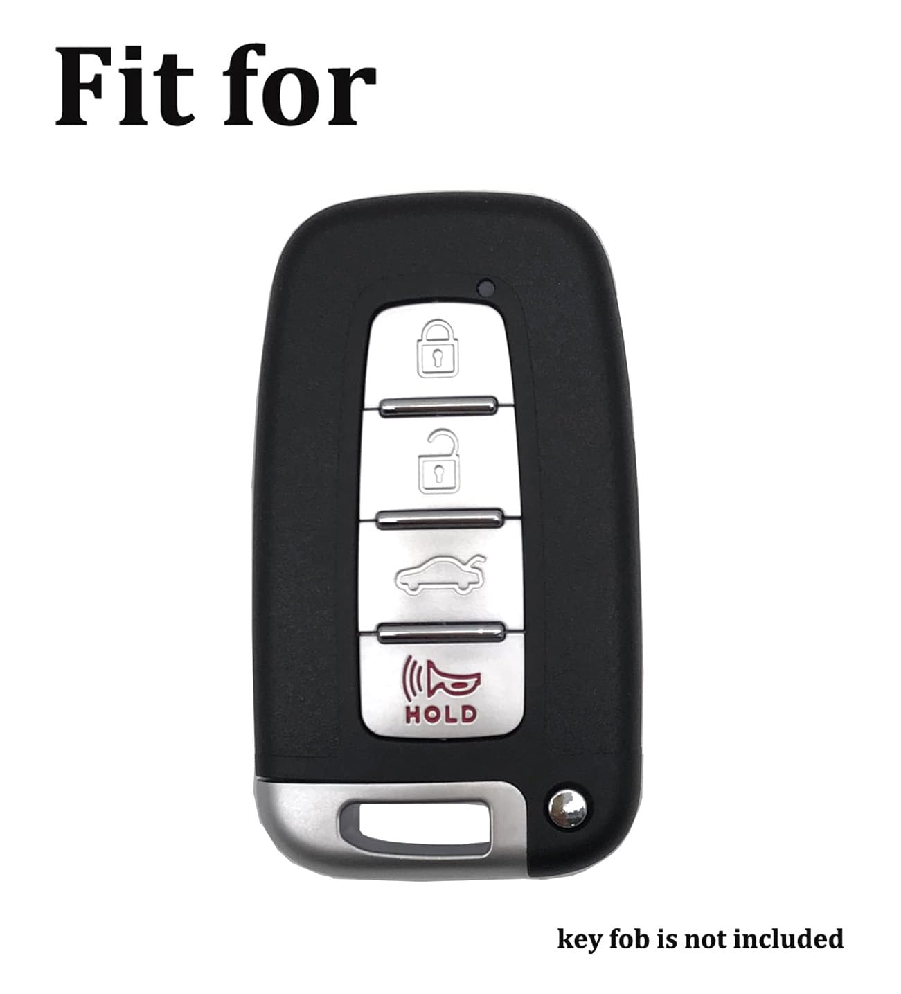 Arruweer Key Fob Cover Fit For Kia Borrego Forte Optima Sorento Soul Sportage Rio Hyundai Azera Sonata Veloster Equus Elantra