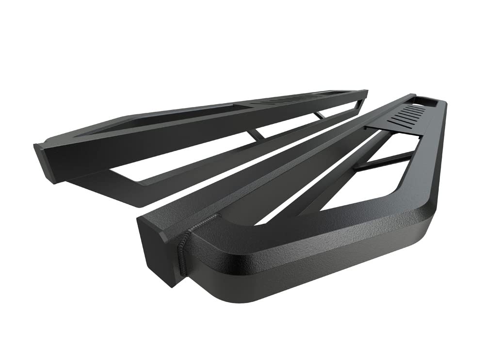 Aps Off-Road 6.5In Side Armor Stainless Steel Running Boards Compatible With Chevy Silverado Gmc Sierra 2007-2018 Regular Cab & 