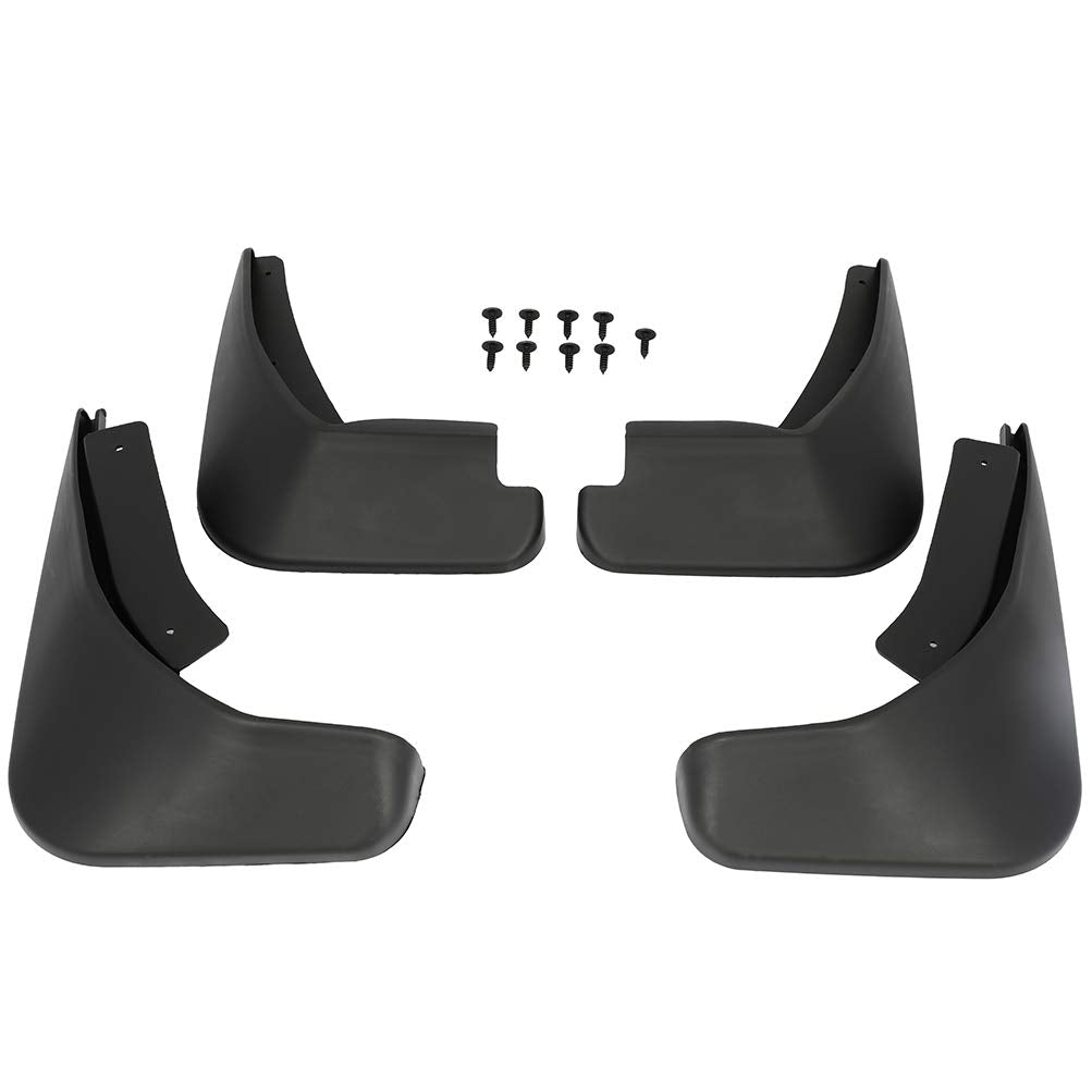 Roadfar Mud Flaps Splash Guard Compatible For Ford For Fiesta 1.0L L3 2014-2017,For Ford For Fiesta 1.6L L4 2011-2018