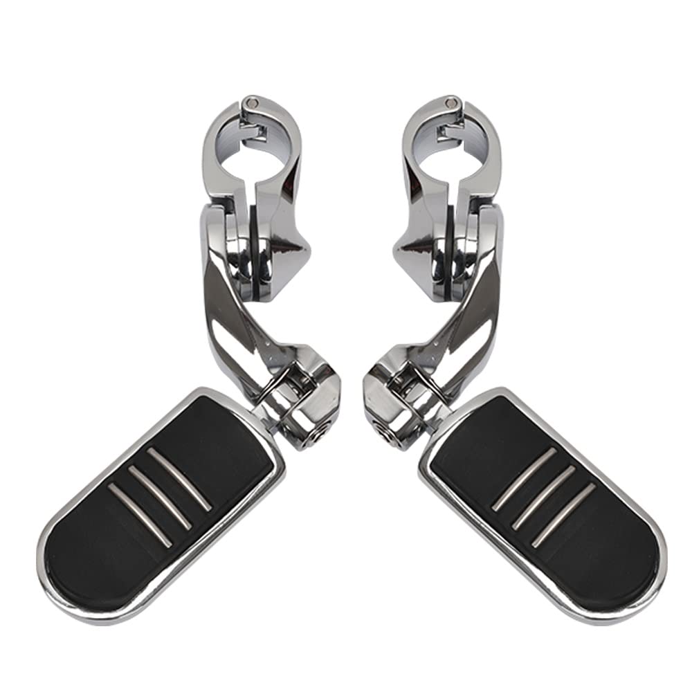 Himiki Motorcycle Highway Pegs Adjustable Foot Peg Compatible With Harley Davidson Softail Sportster Electra Road King Road Glid