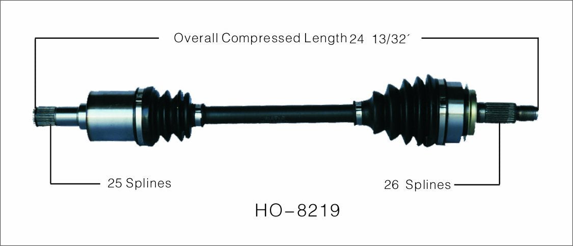 Surtrack Ho-8219 Cv Axle Shaft