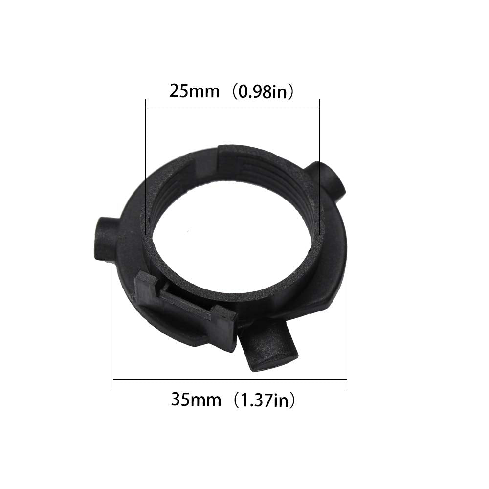 Huiqiaods H7 Led Headlight Bulb Retainers Holder Adapter Socket For Kia K3/K4/K5/K7/Sorento/Optima/Hyundai Sonata Generation 9/M