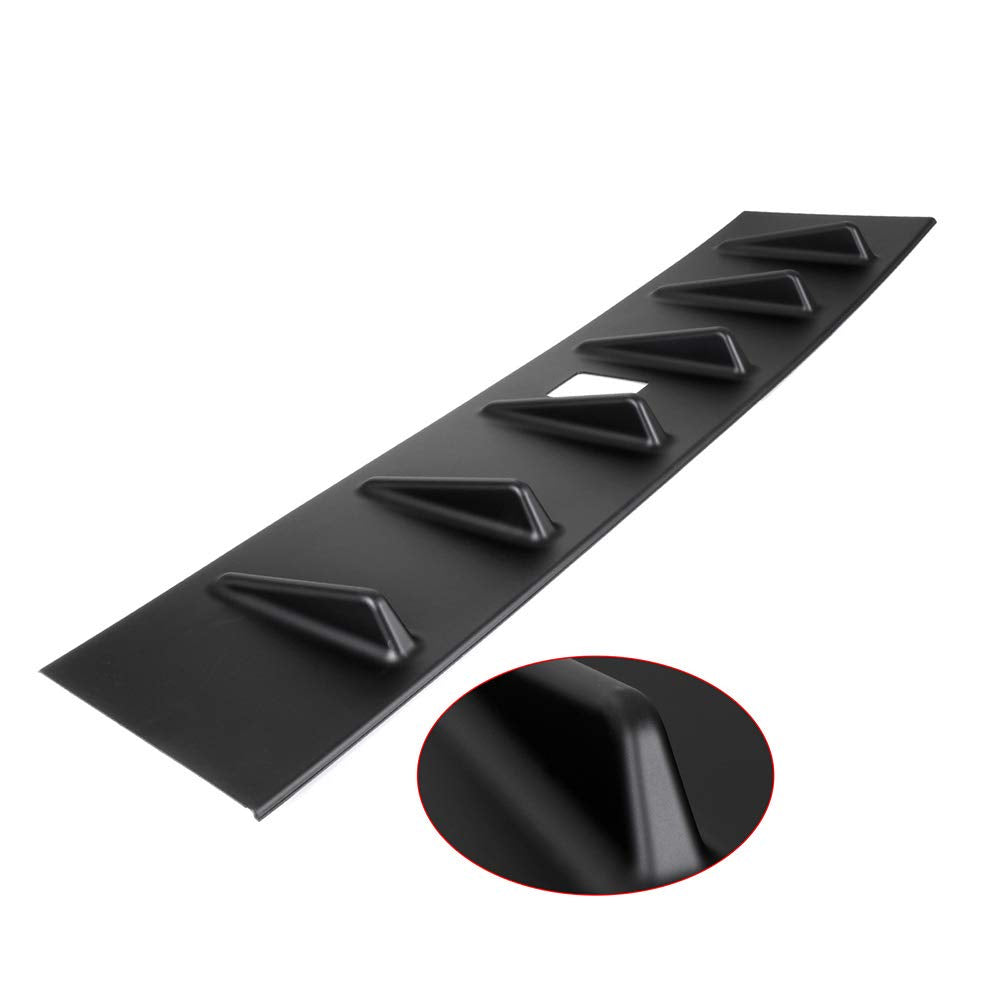 Scitoo Abs Black Rear Window Top Roof Spoiler Exterior Accessories Styling Kits Replacement For Mitsubishi Lancer 4-Door 2.4L Se Limited Edition Sportback