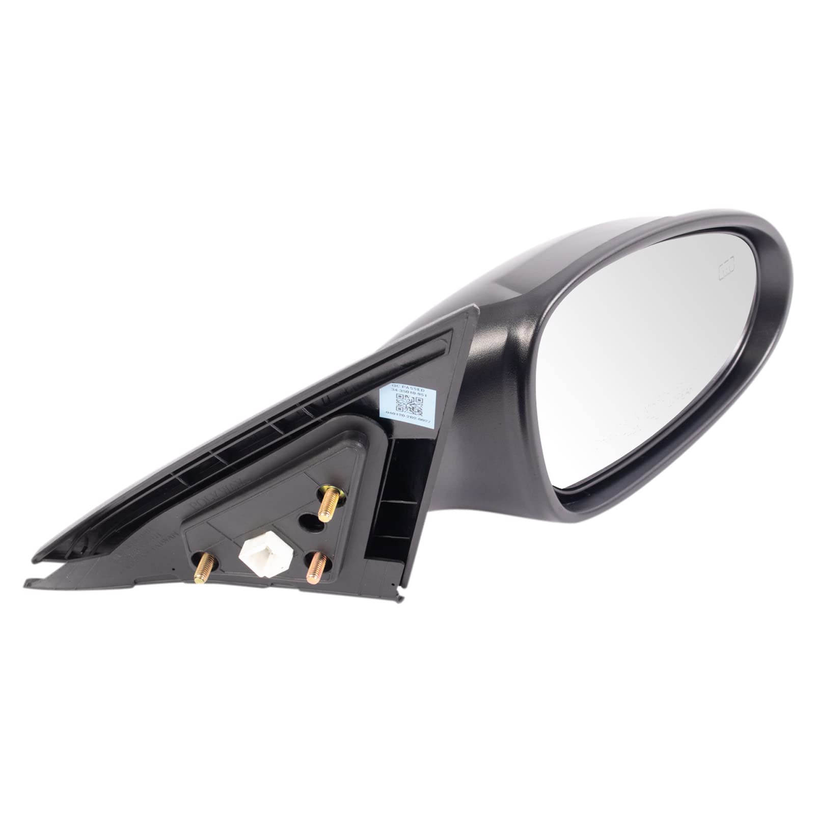 Trq Right Mirror Power With Heat Passenger Side Compatible With 2002-2004 Nissan Altima Ni1321141