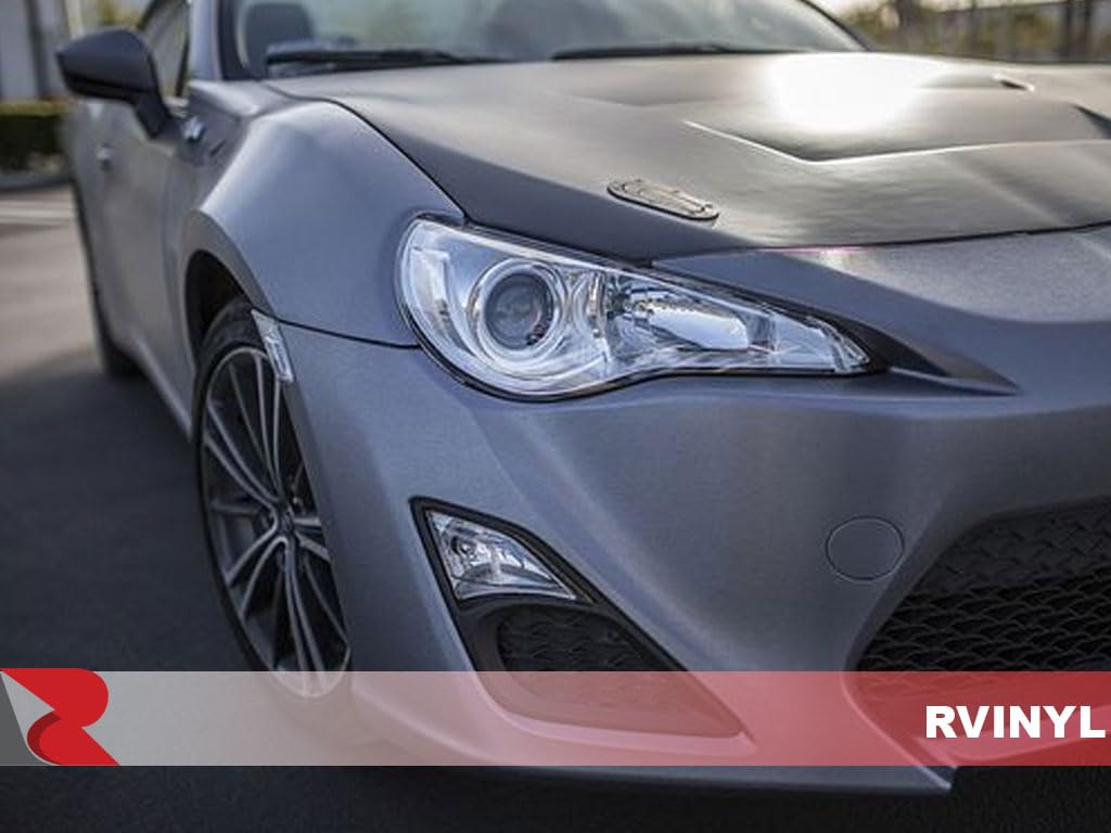 3M 2080 BR201 Brushed Steel (5ft x 6in) Vinyl Wrap Film Sheet with Air-Release for Cars, Trucks & More (2.5sq ft Roll)