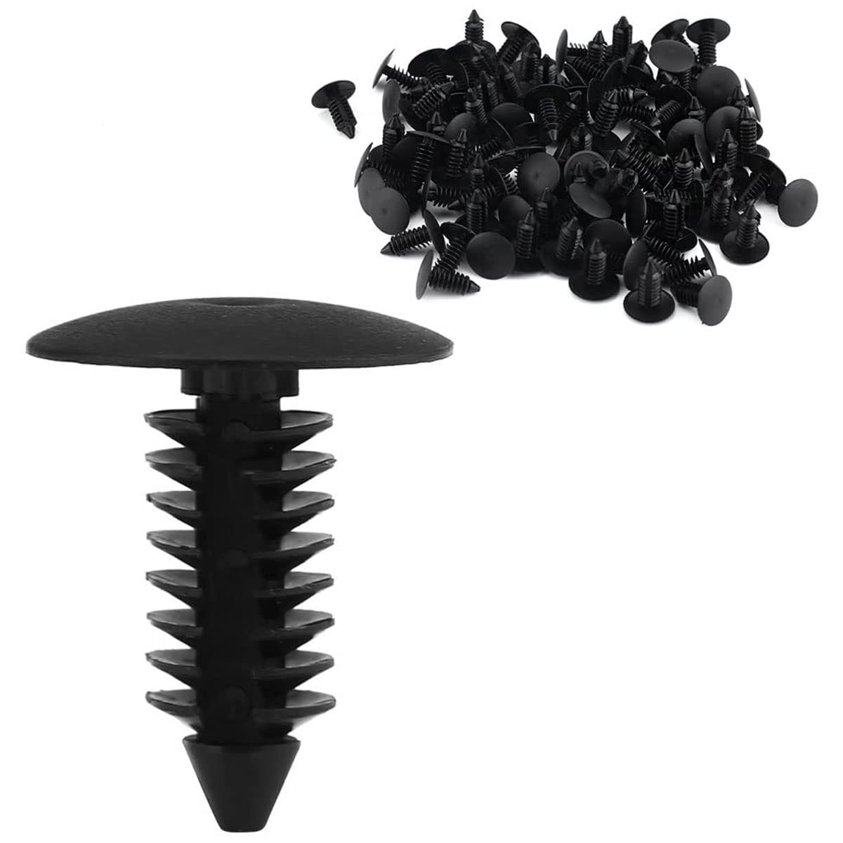 ANTS PART 100 Pcs Auto Car Fender & Bumper Shield Fastener Clips for GM #1605396, 1595864; Chrysler 6030441; Ford 388577S, W7055
