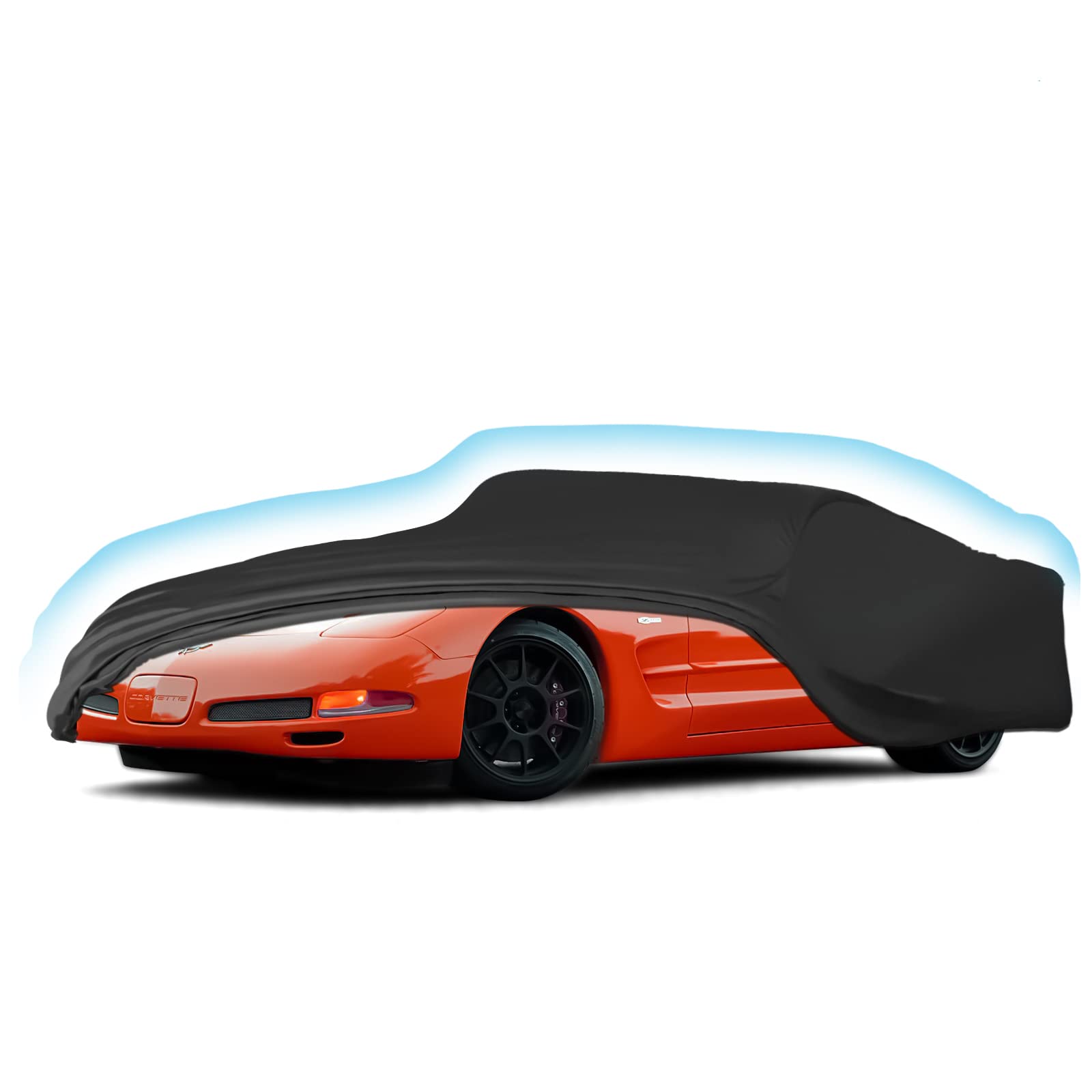 Proadsy 2025 Upgrade Car Cover Compatible With C5 Corvette 1997-2004 Windproof All Weather Waterproof Sun Rain Uv Dust Snow Prot