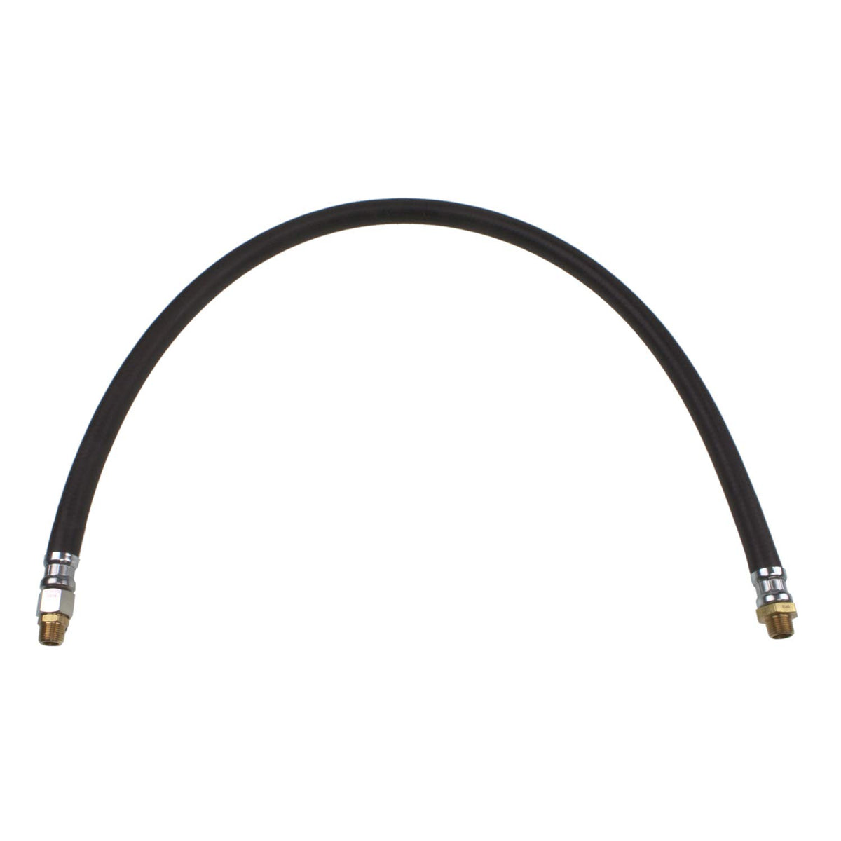 1/2' Air Hose Assembly - 40' - 3/8'-18 (1 Fixed & 1 Swivel) - Max Op 225 Psi