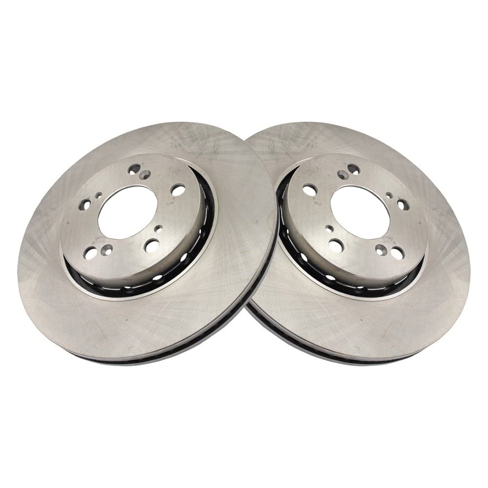 Trq Front Brake Rotors Set Vented Compatible With 2014-2020 Acura Rlx