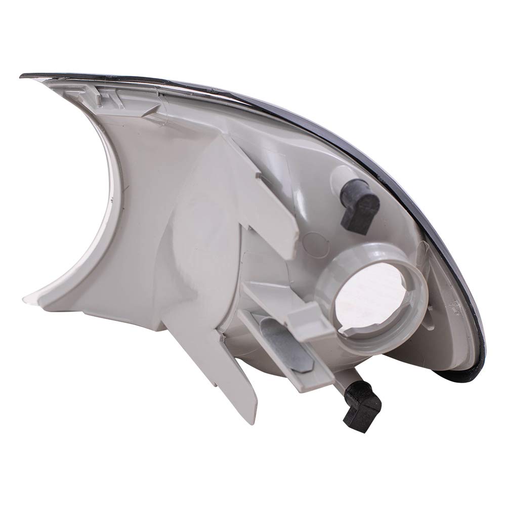 Autoandart Brock Replacement Driver And Passenger Park Signal Corner Marker Lights Lamps Clear Lens Compatible With 1999-2001 3