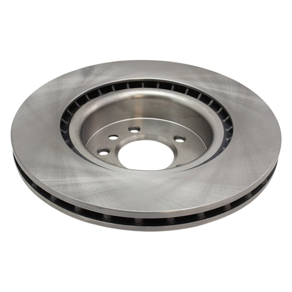 Trq Front Brake Rotors Set Vented Compatible With 2017 Land Rover Discovery 2010-2016 Lr4 2014-2017 Range Rover 2006-2017 Range