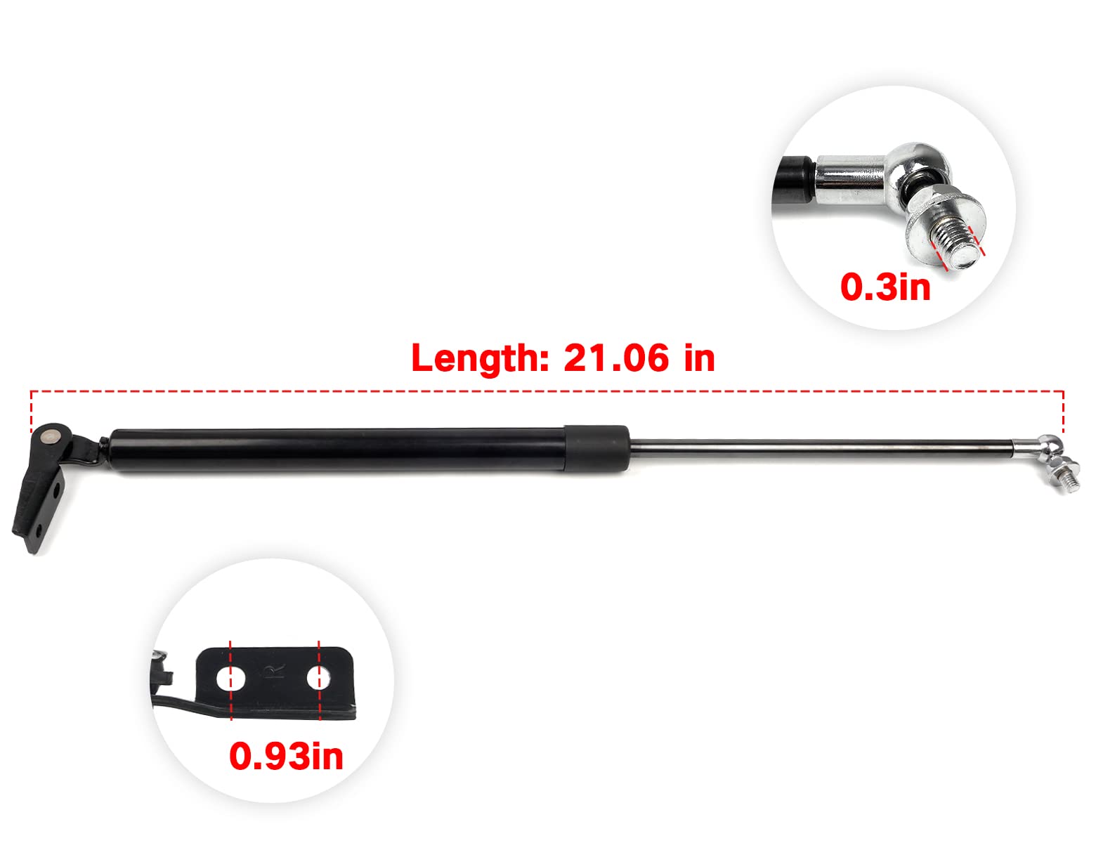 Liftgate Tailgate Rear Door Lift Support Strut Compatible With 2014-2018 Subaru Forester 2.0L 2.5L Bracket Hatch Struts Oe #63269Sg032,63269Sg022