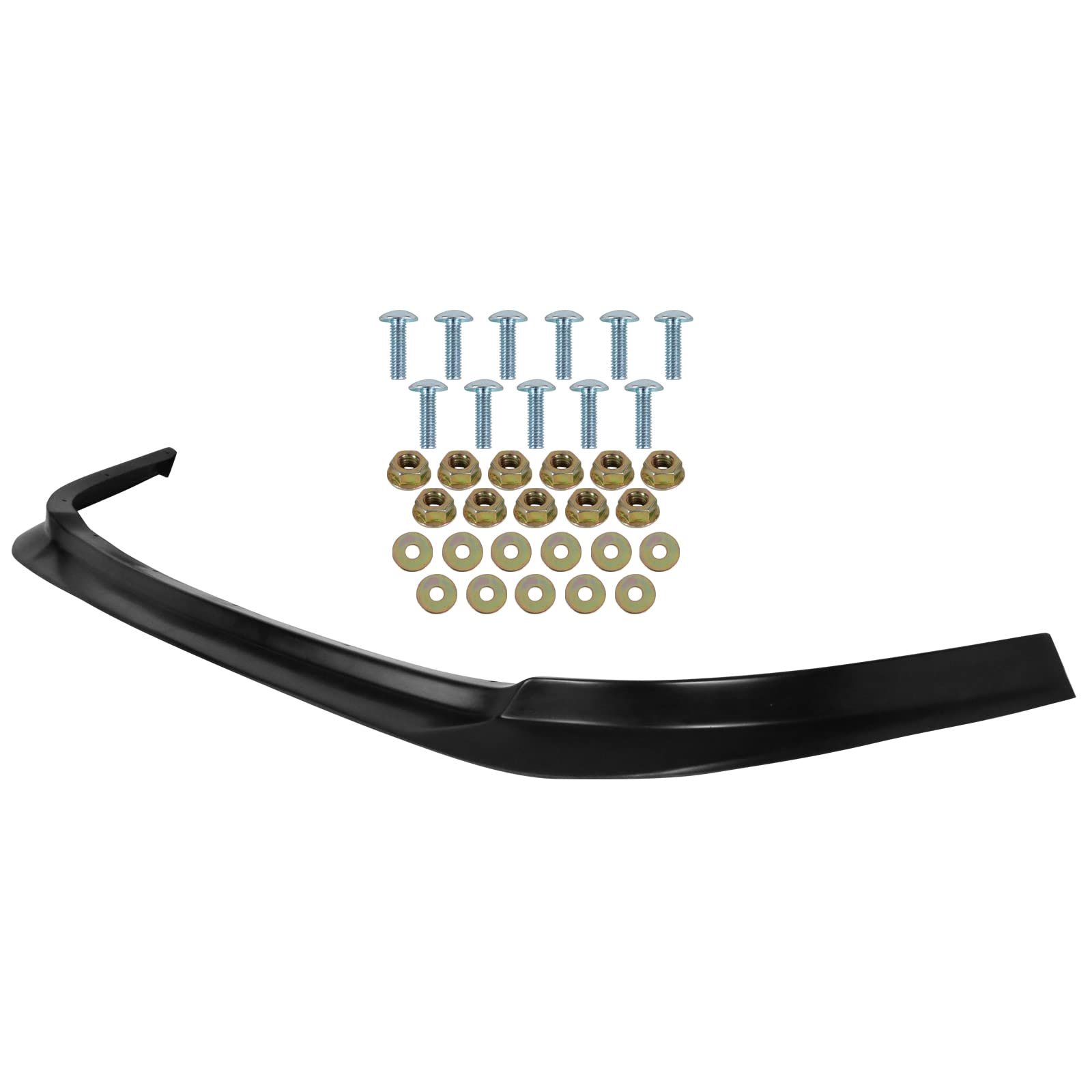 Front Bumper Lip Compatible with 1991-1999 Toyota MR2, Black PU Front Lip Finisher Under Chin Spoiler Add On by IKON MOTORSPORTS, 1992 1993 1994 1995 1996 1997 1998