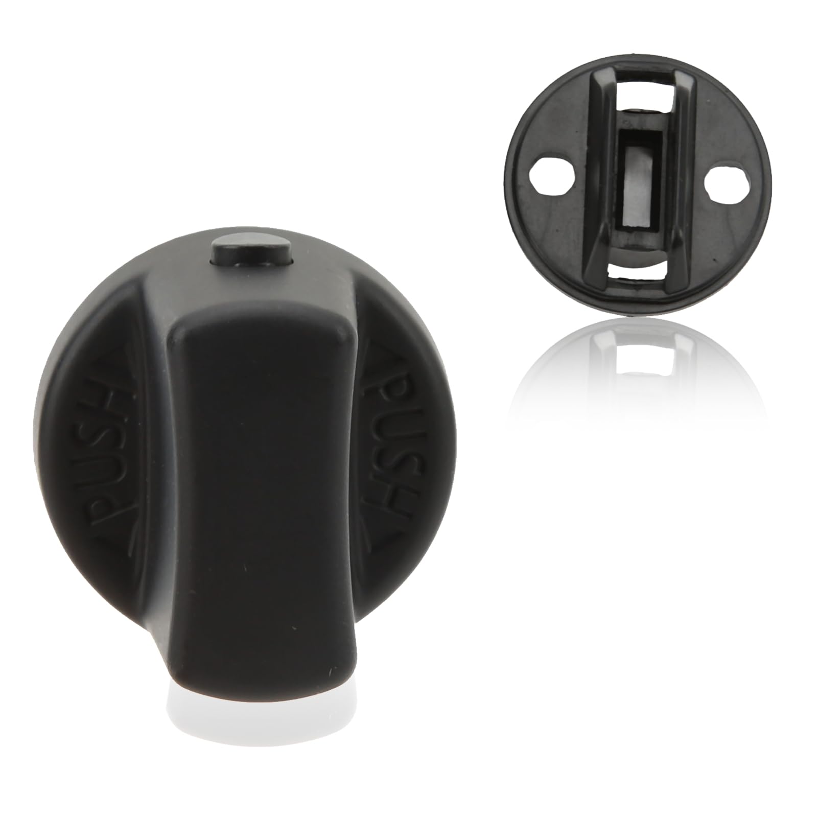 Key Knob Push Turn Switch & Insert Set Replacement For 2007-2015 Mazda Cx-9 2006-2007 Mazda 6 2007-2011 Cx7 Replaces D461-66-141A-02 D6Y1-76-142 D46166141A02 - Keyless Start Ignition Button