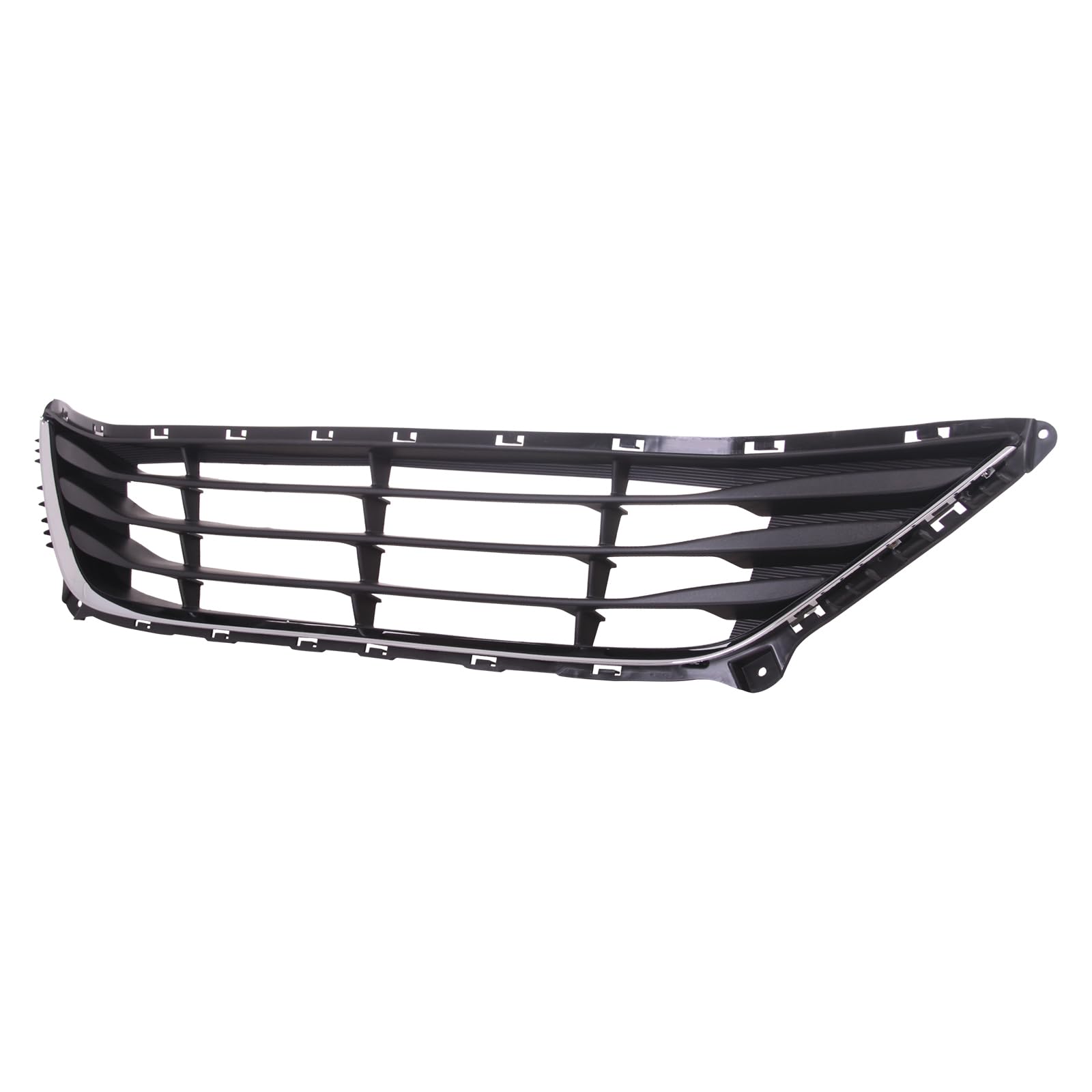 TYG (CAPA QUALITY) Front Bumper Grille Grill Compatible with 2014-2016 Hyundai Elantra Chrome Bars USA built Replacement for HY1