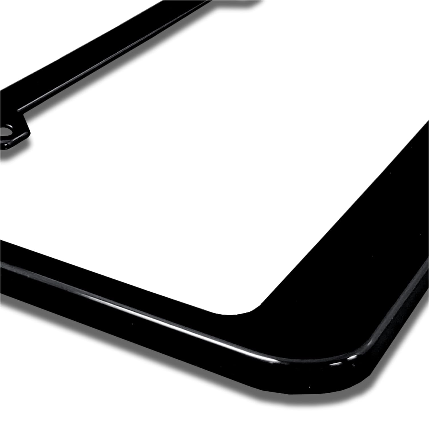 Au-Tomotive Gold Uv Print Polycarbonate License Plate Frame For Honda Civic Si (Black)