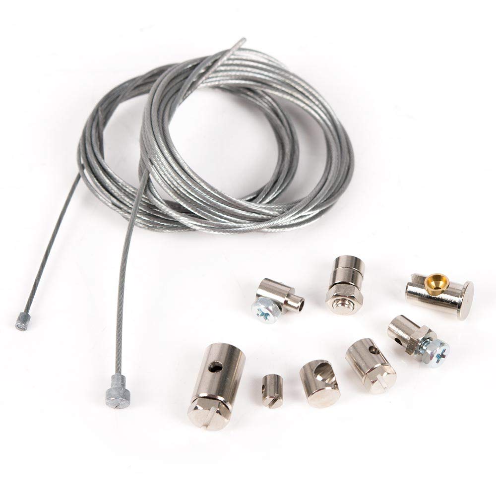 Kiwav Universal Motorcycle Emergency Throttle Clutch Brake Cable Repair Kit Compatible For Honda Yamaha Kawasaki Suzuki Motorcycle Atv Motorcross Bicycle Scooter Bike - Essential For Long Rides