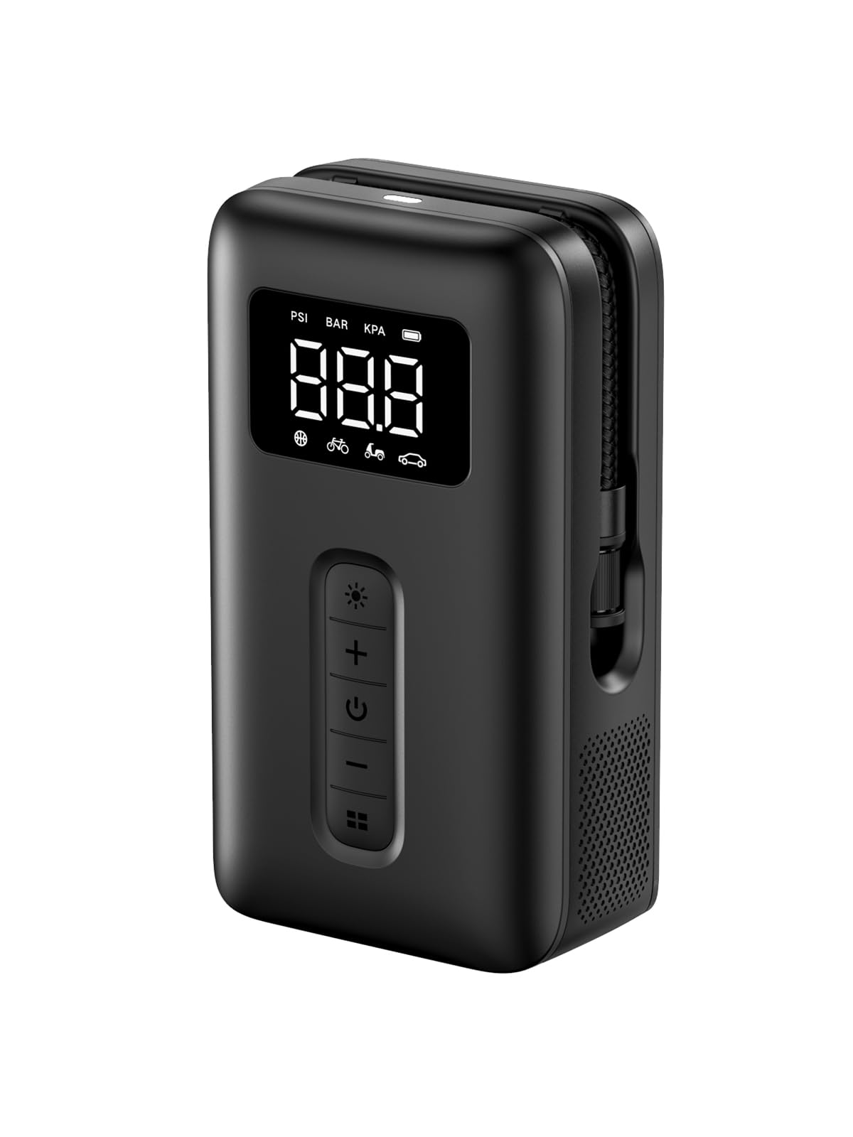 Ugreen Tire Inflator Portable Air Compressor 150Psi Air Pump With Battery Led Light Cordless Tire Pump For Cars Bikes Motorcycle