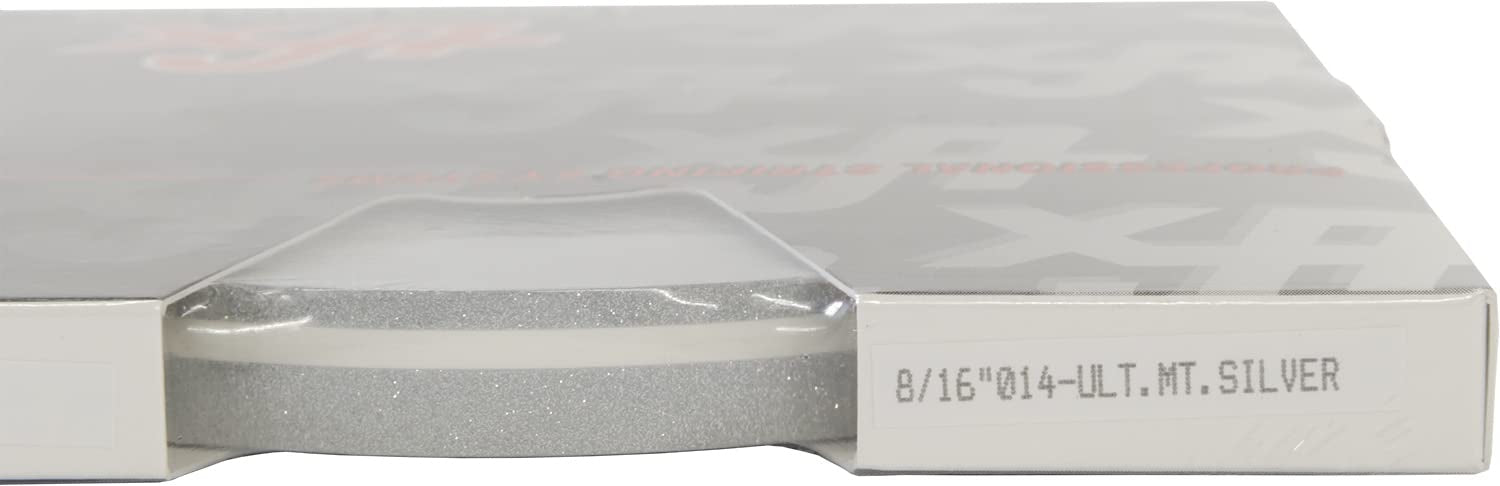 Universal TFX 0008014 - Auto Truck Customizing Dual Pinstripe - 8/16&quot; x 150' (1/4” Stripe, 1/8&quot; Gap, Then 1/8” Stripe) - 014-Ultra Metallic Silver