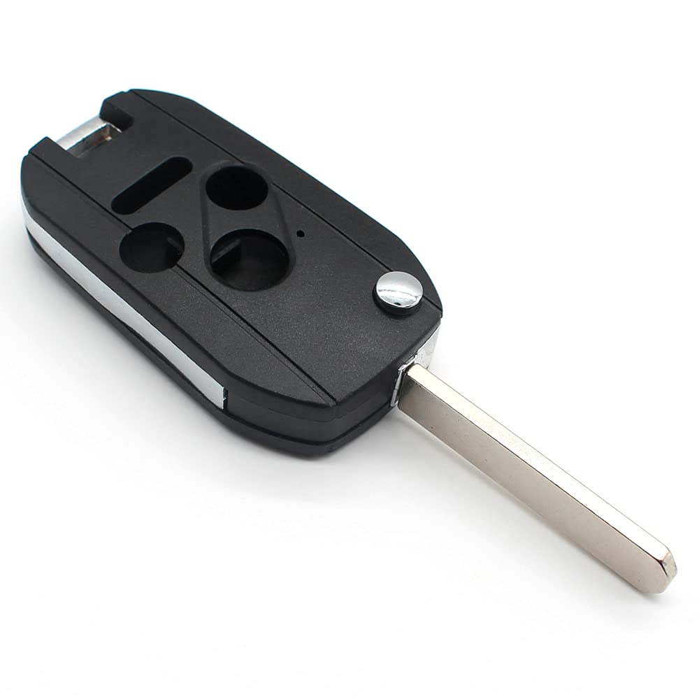 4 Buttons Flip Folding Car Remote Key Fob Cover Key Shell Case Compatible With Honda Civic Accord Crv Fit Pilot