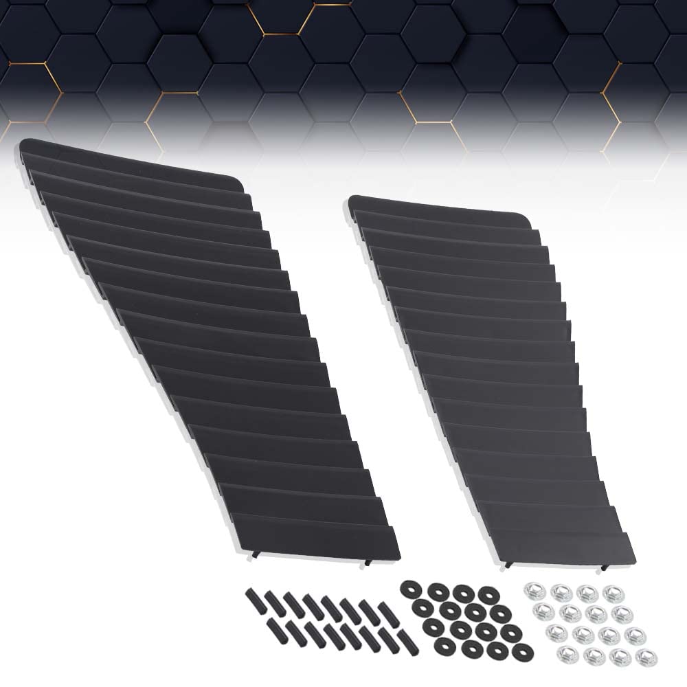 Pit66 Hood Louver Inserts Compatible With Chevy Camaro Z28 & Iroc 1985 1986 1987 1988 1989 1990 One Pair