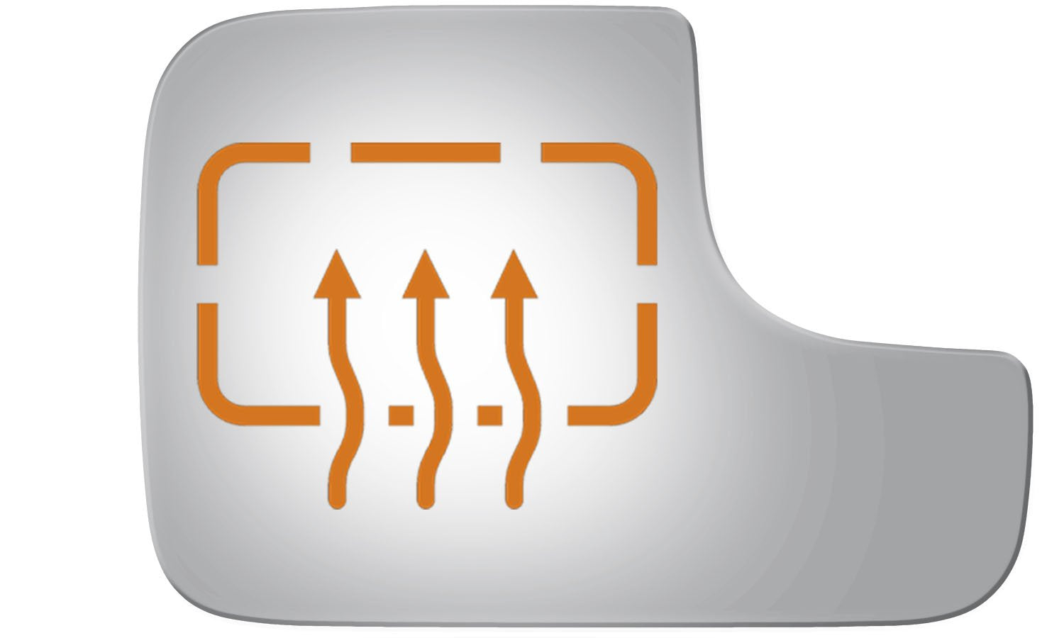 Burco 2763H Lower Flat Passenger Side Power Replacement Mirror Glass For 02-09 Dodge Ram 1500, Ram 2500, Ram 3500 (2002, 2003, 2