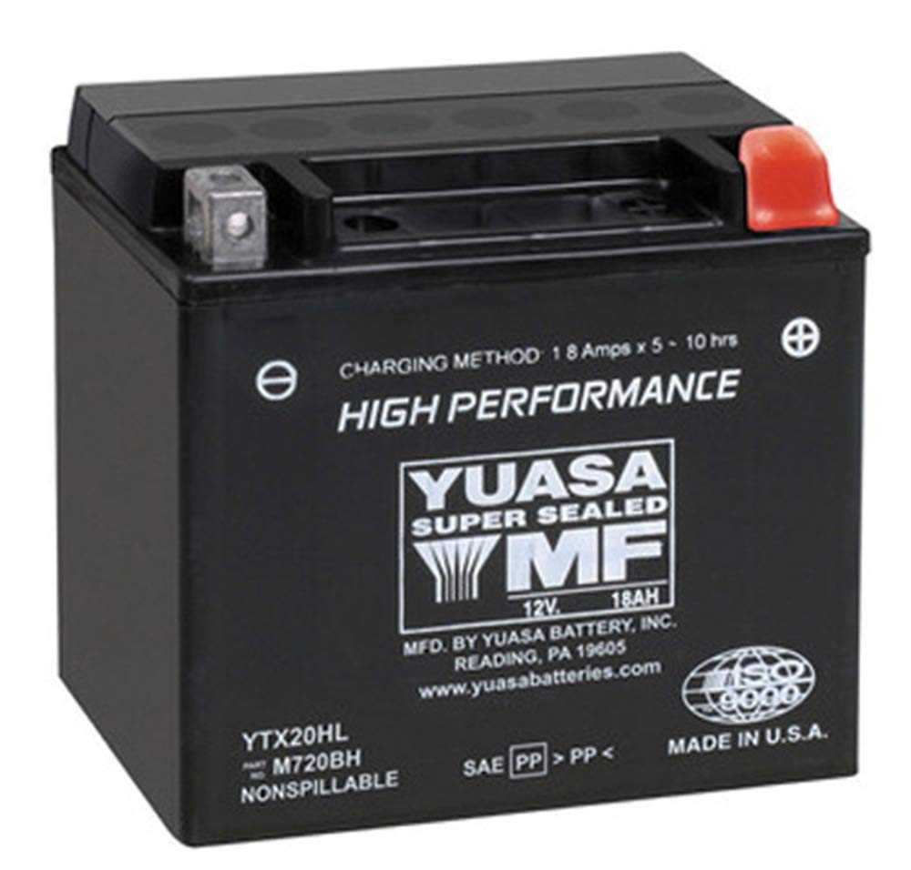 Yuasa YUAM720BH YTX20HL Factory Activated H Series AGM Battery