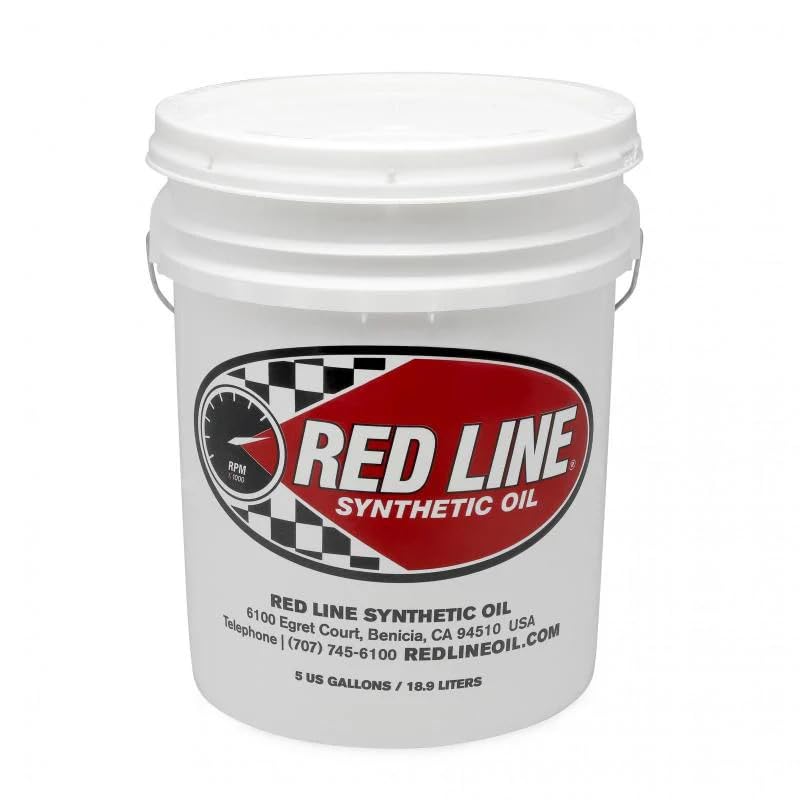 Red Line 50206 Sae 75W80 Api Gl-4 Manual Transmission And Transaxle Lubricant (Mtl) Car Gear Oil - 5 Gallon Pail