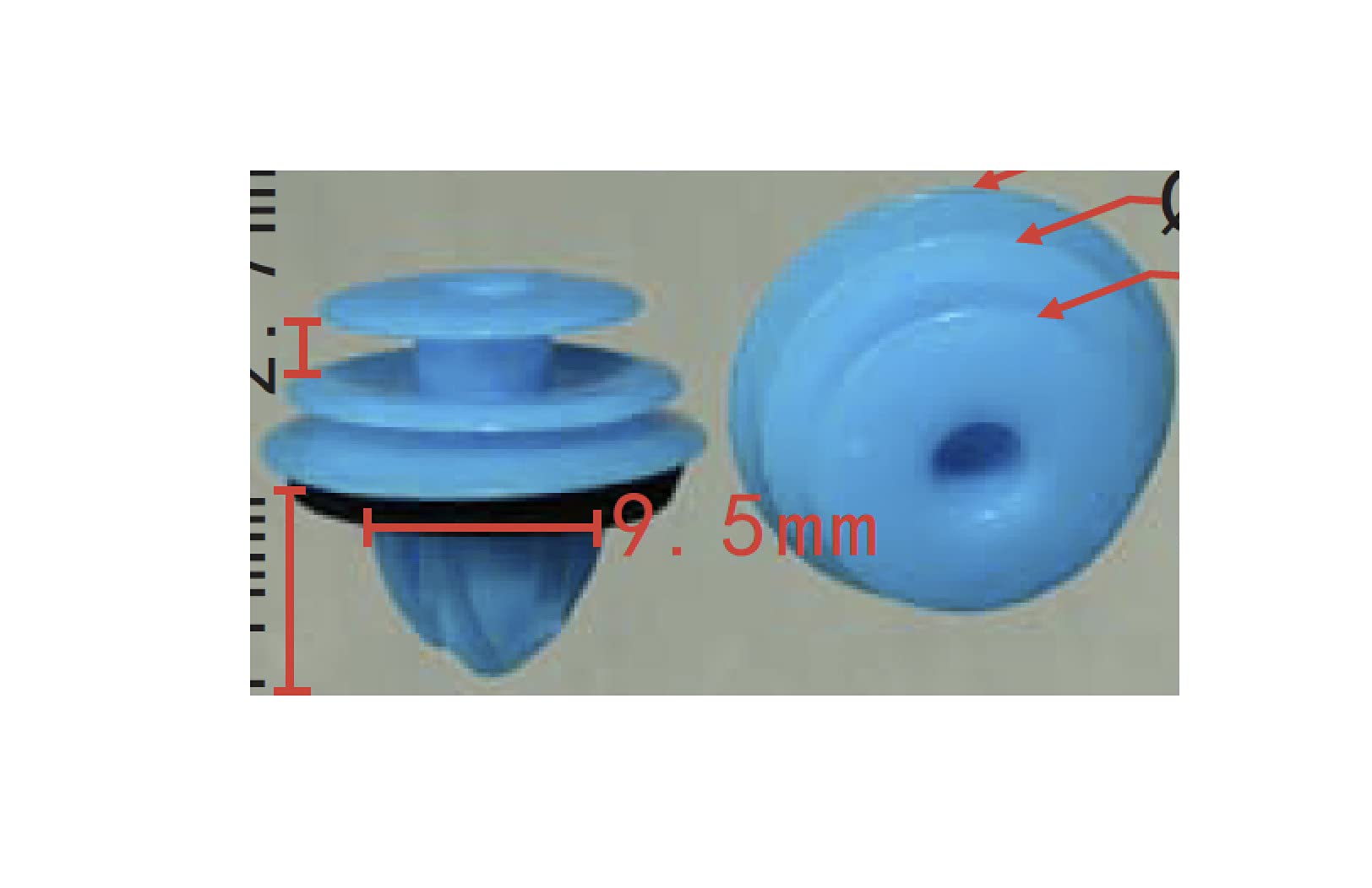 Autobahn88 Retainer Clip For Door Trim Molding, Compatible With Toyota (Oem: 6777126240) (Pack Of 20)