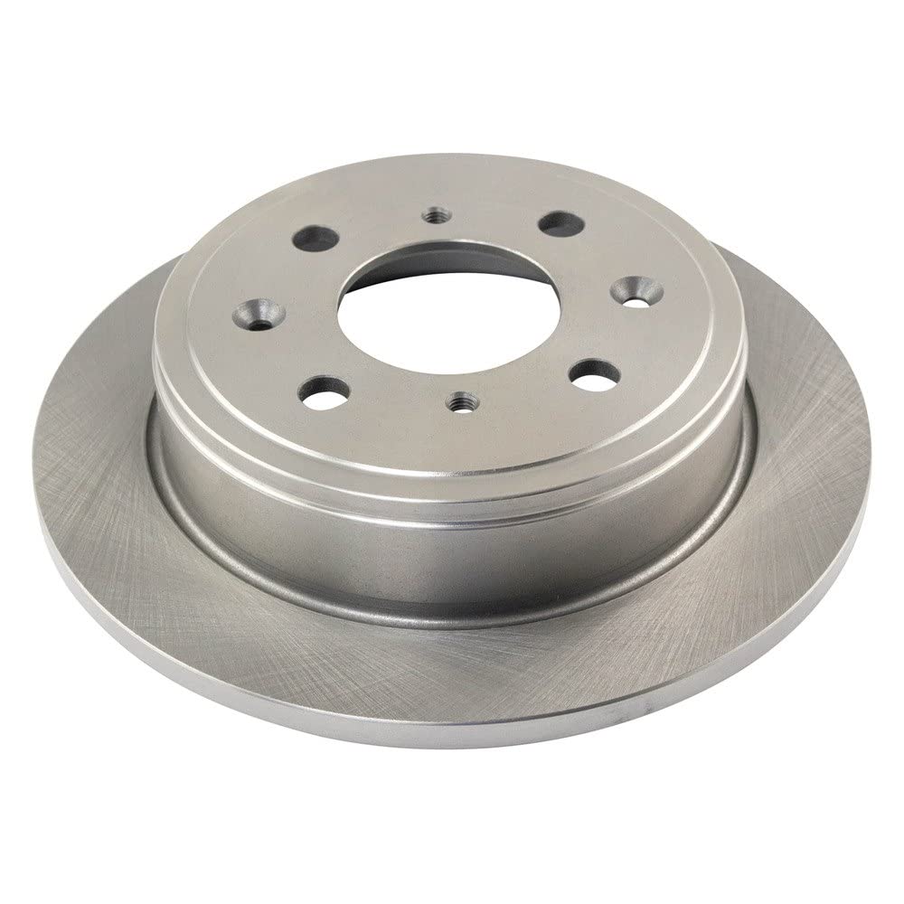 Trq Rear Brake Rotors Set Solid Compatible With 1990-1994 Acura Integra 1990-1991 Honda Crx