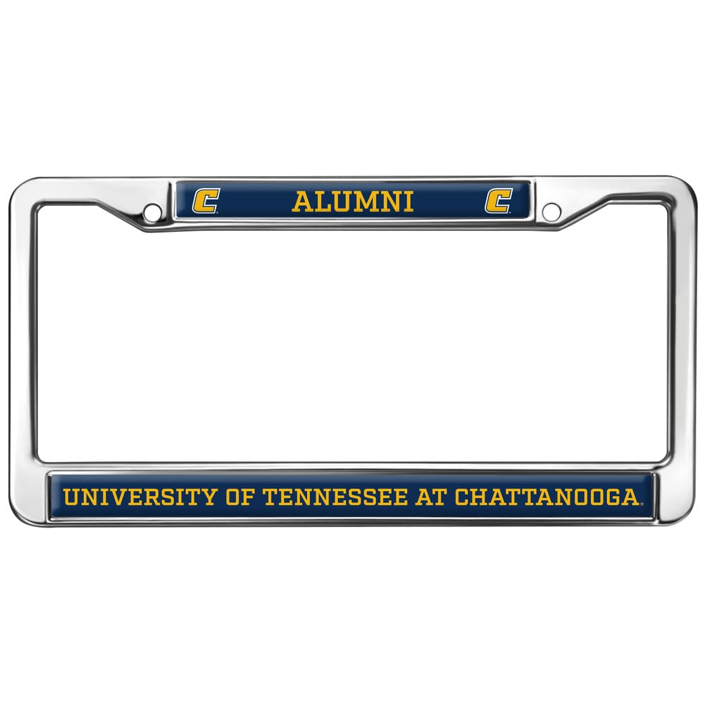 U of Tennessee - Chattanooga Alumni Full Size Standard License Plate Metal Frame