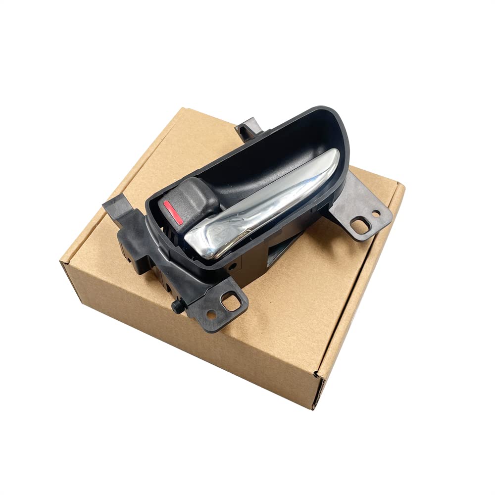 Huyilun0104 Front Or Rear Left Driver Side Door Interior Handle Chrome Compatible With Subaru Forester Impreza Legacy & Outback 2009-2019