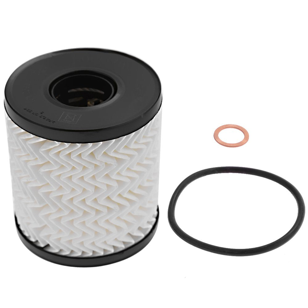 Hoypeyfiy Engine Oil Filter Kit 11427622446 with O-Ring Replacement for Mini Cooper Hardtop R56/R56 LCI 2007-2013, Replacement f