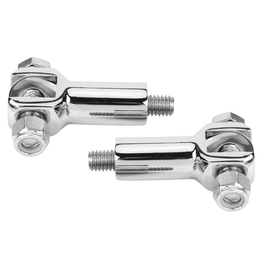 YYMOTO Motorcycle Footpeg Support Clevis Kit, Chrome, Fits Harley Softail 2000-2006, Aluminum, 10x10x2 cm