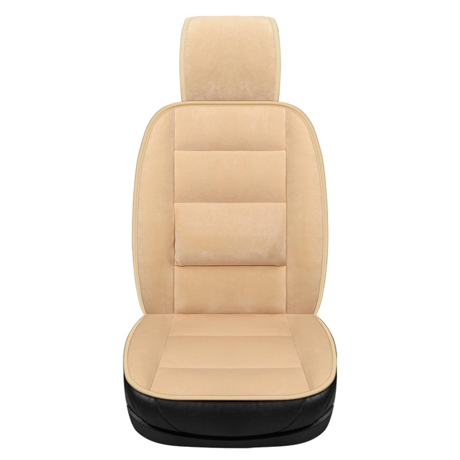 Chifengzun 2Pcs Fuzzy Car Seat Covers Front Car Seat Cushion For Mazda Cx-5 Cx5 3 6 Cx-9 Cx9 Cx-3 Speed 3 5 Cx 7 2 Tribute 9 929 Demio 121 Bt50 (Beige)