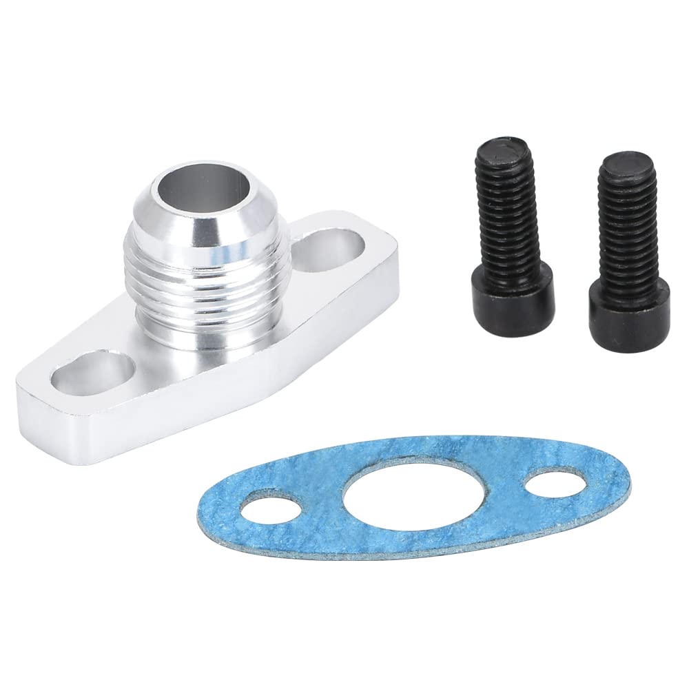 Ptnhz Racing An10 Garrett Gt28 Gt30 Gt35 T25 Turbo Oil Return Drain Flange Adapter