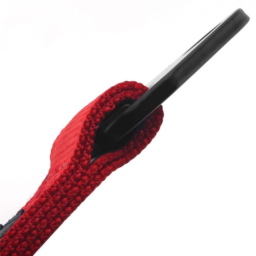 RASTP Limit Strap, Premium Quad Wrap Limit Strap Car Hauler Axle Straps Truck Wrecker Wheel Tie Down Strap with 10,000 Lb Webbin