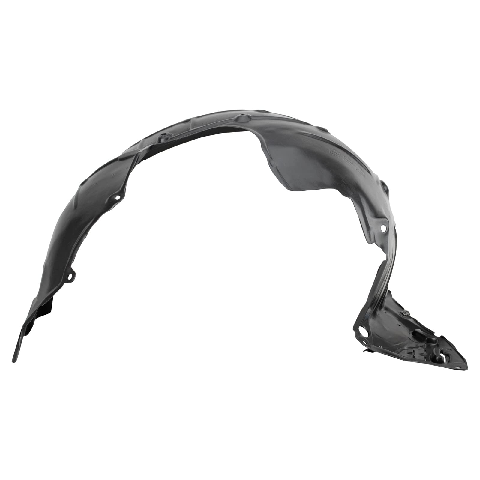 Trq Front Inner Fender Liner Set Compatible With 2017-2019 Honda Civic Ho1248177 Ho1249177