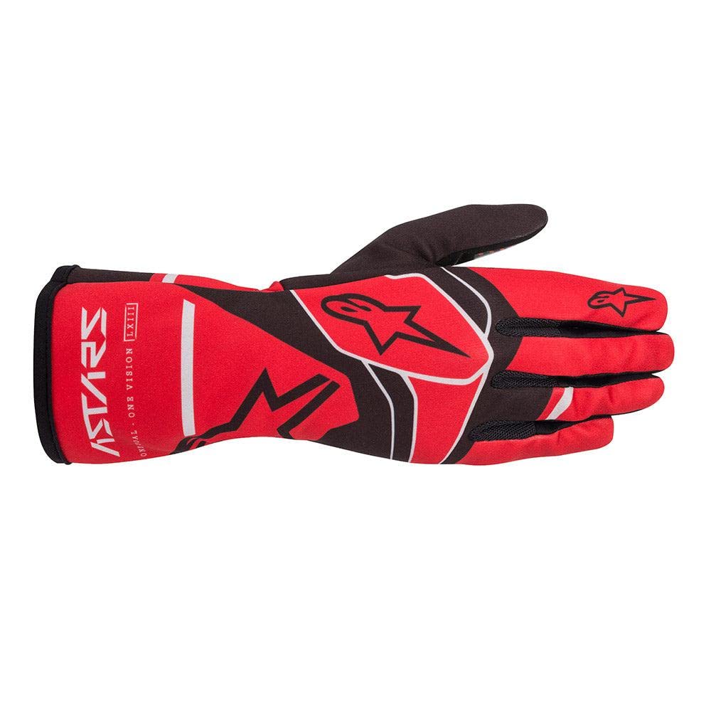 Alpinestars Tech-1 K Race S V2 Youth Karting Gloves - Size XLarge - Red/Black/Gray (3552620-311-XL)