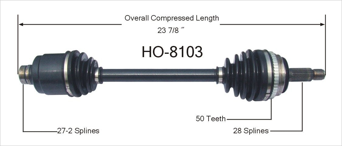 Surtrack Ho-8103 Cv Axle Shaft