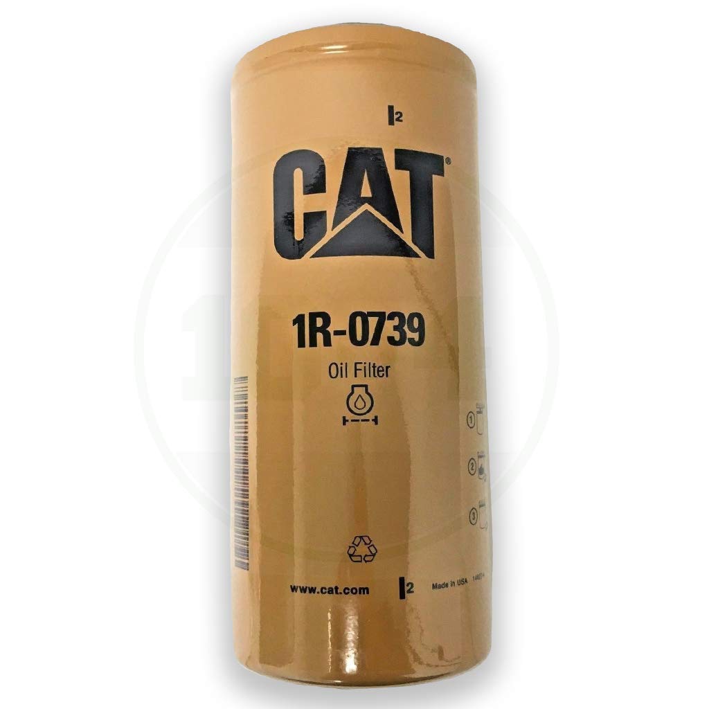 Caterpillar 1R-0739 Engine Oil Filter Spin-On 10X4.3X4.3Inch