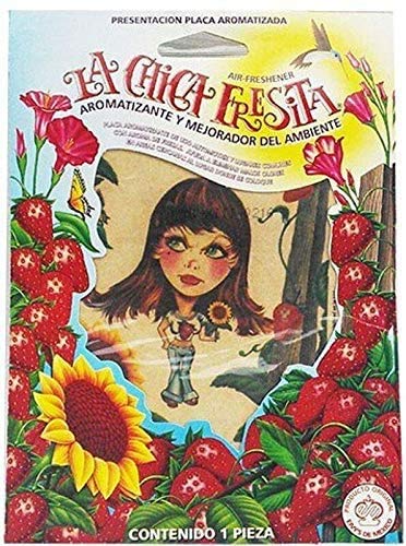 La Chica Fresita Car Air Freshener - 15 Pieces