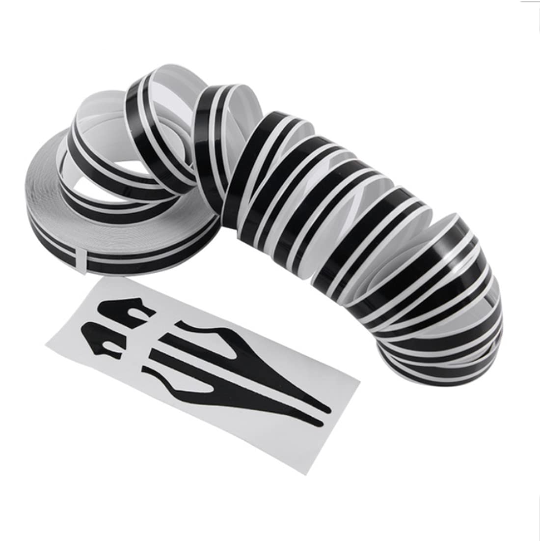 Autrends Car Pinstriping Tape -Vinyl Pin Striping Decals DIY Stickers Glossy for Motorcycle Home Door Musical Instrument 32Ft (9