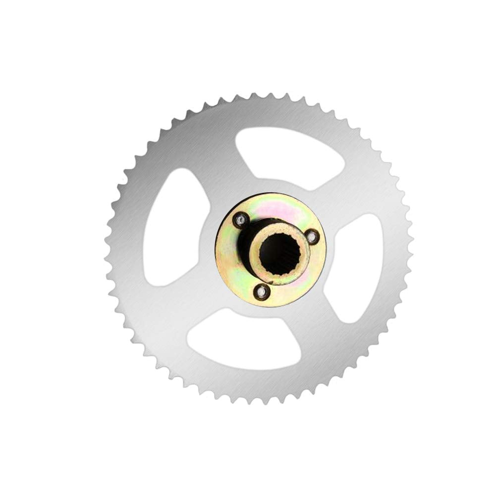 Zhuotop 29Inch Rear Axle Assembly Wheel Hub Set, Wheel Tires With Rim & Brake Assembly And T8F Chain Suitable For Diy Go Kart Qu