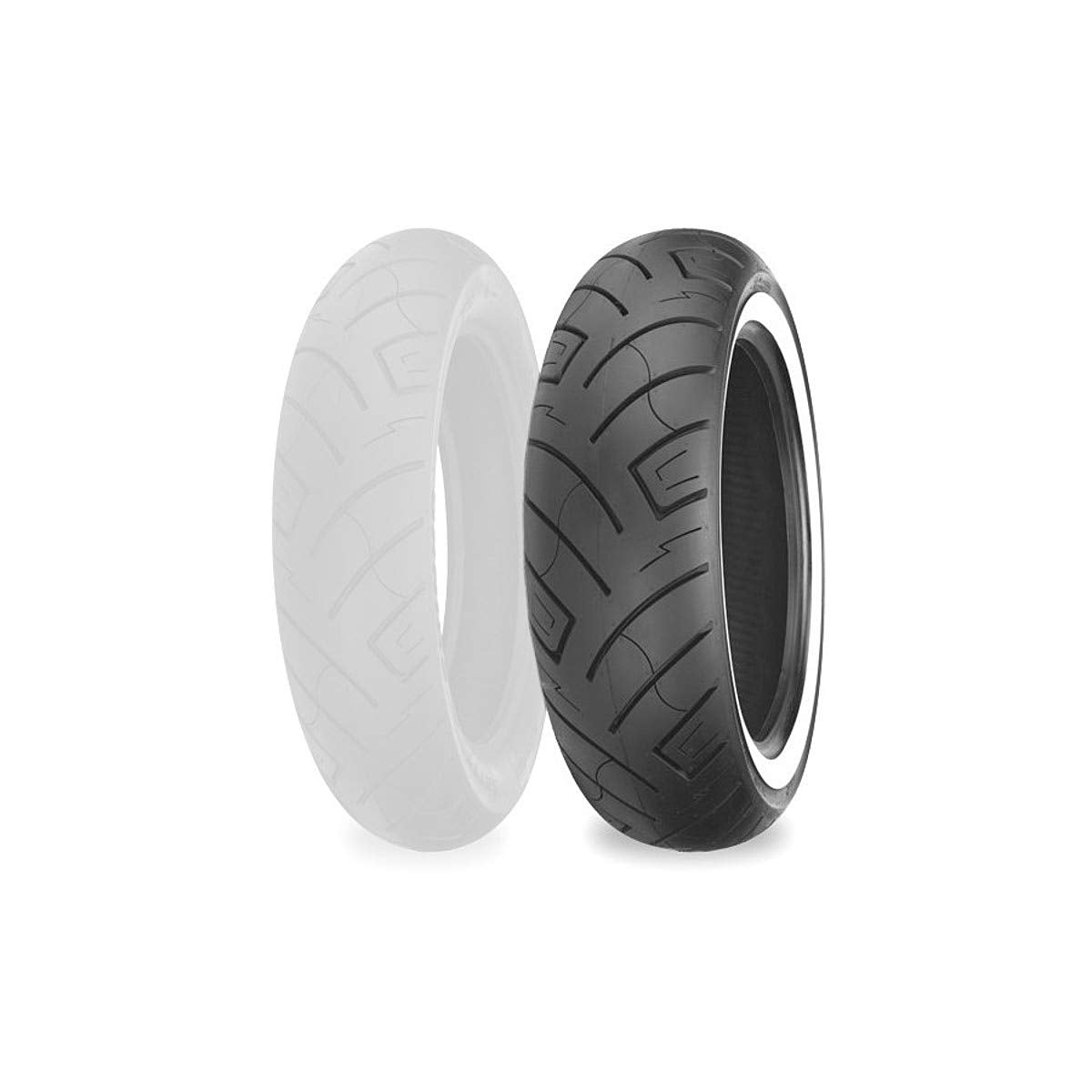 Shinko Sr777 Hd White Wall Bias Rear Tire - 130/90B16 73H