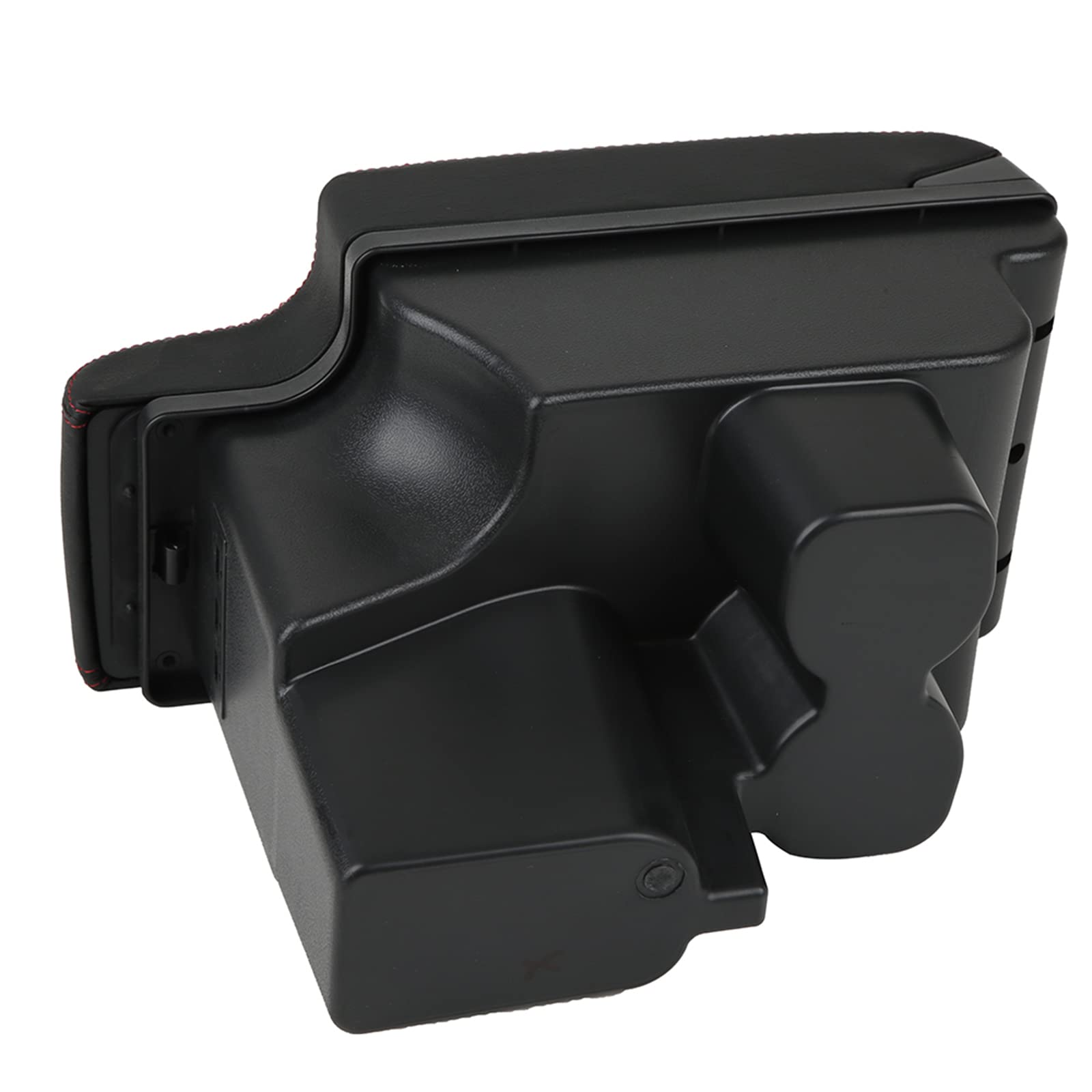 Yjywzh Armrest Box For Toyota Hilux Center Storage Box Organizer Interior Hand Centre Consoles With 3 Usb Port Arm Rest Double-Layer Black Accessories
